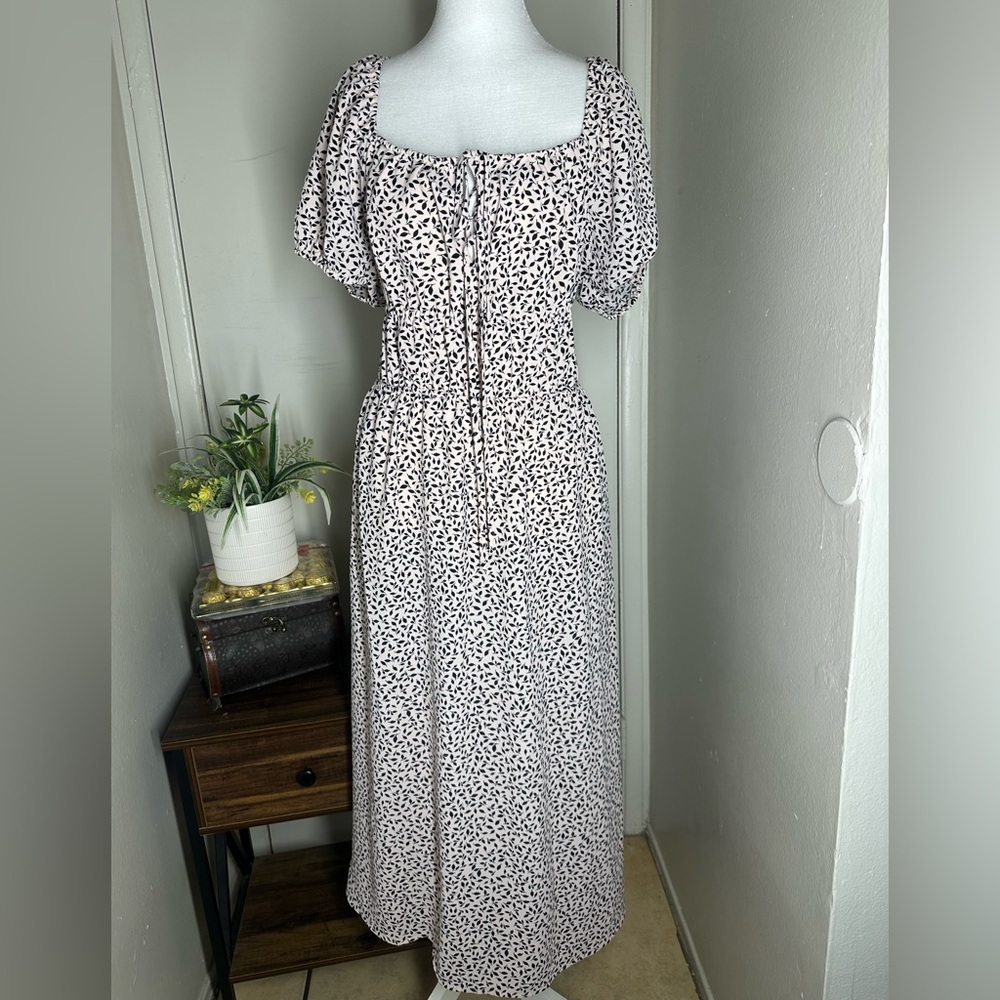 Who What Wear Black and White‎ Maxi Dress